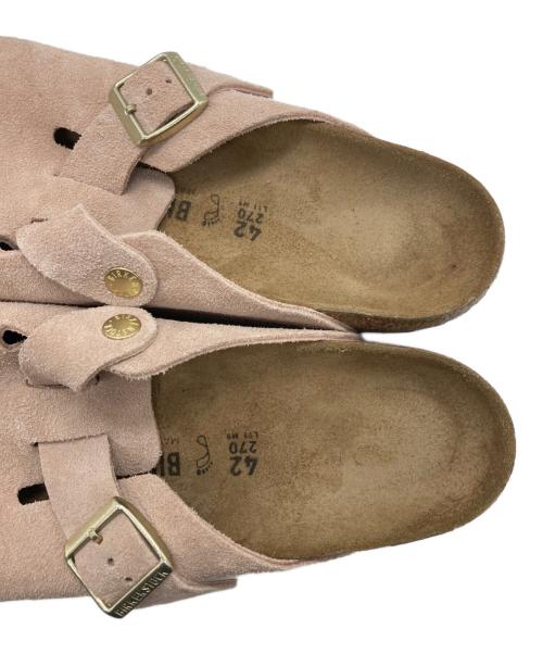 BIRKENSTOCK（ビルケンシュトック）BIRKENSTOCK (ビルケンシュトック) Boston BS ベージュ サイズ:SIZE 42の古着・服飾アイテム
