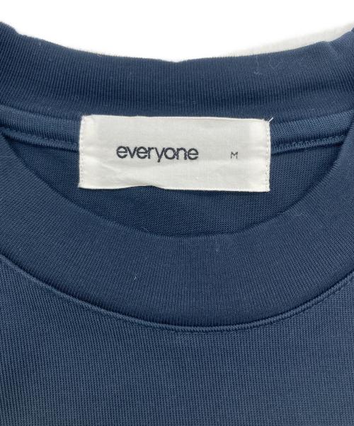 everyone（エブリワン）everyone (エブリワン) Cotton S/S T-Shirt ネイビー サイズ:Mの古着・服飾アイテム