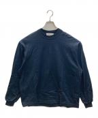 everyoneエブリワン）の古着「cotton long sleeve T-shirt」｜ネイビー
