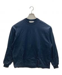 everyone（エブリワン）の古着「cotton long sleeve T-shirt」｜ネイビー