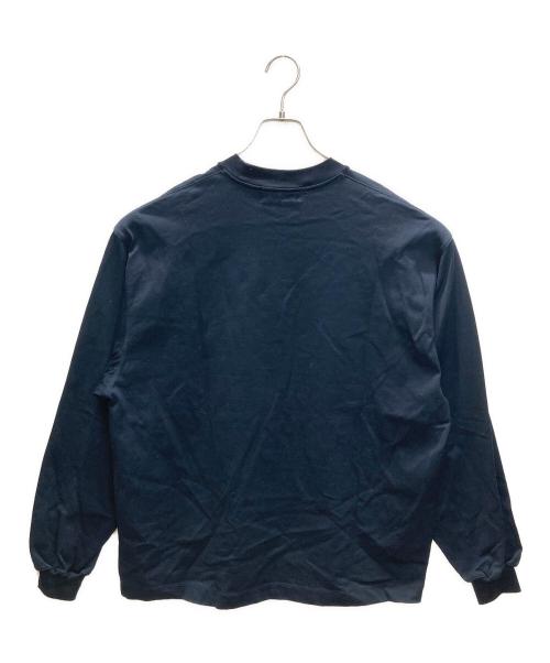 everyone（エブリワン）everyone (エブリワン) cotton long sleeve T-shirt ネイビー サイズ:Mの古着・服飾アイテム