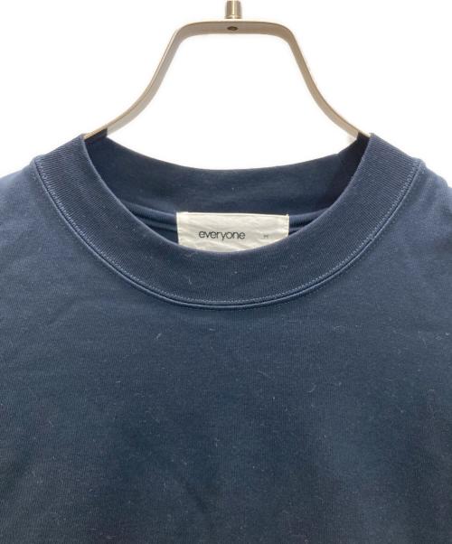 everyone（エブリワン）everyone (エブリワン) cotton long sleeve T-shirt ネイビー サイズ:Mの古着・服飾アイテム