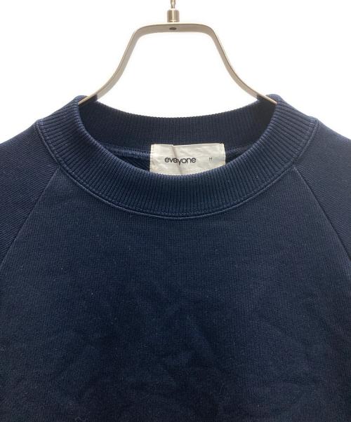 everyone（エブリワン）everyone (エブリワン) ラグランスウェット ネイビー サイズ:Mの古着・服飾アイテム