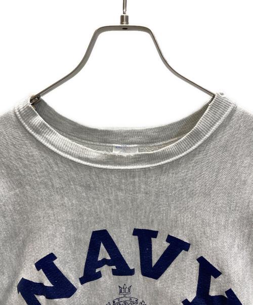 Champion（チャンピオン）Champion (チャンピオン) 90s リバースウィーブスウェット グレー×ネイビー サイズ:XLの古着・服飾アイテム