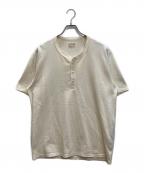 PABLO VINCIパブロビンチ）の古着「ヘンリーネックTシャツ」｜ベージュ