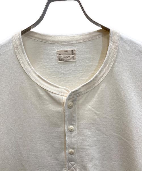 PABLO VINCI（パブロビンチ）PABLO VINCI (パブロビンチ) ヘンリーネックTシャツ ベージュ サイズ:Lの古着・服飾アイテム