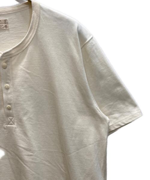 PABLO VINCI（パブロビンチ）PABLO VINCI (パブロビンチ) ヘンリーネックTシャツ ベージュ サイズ:Lの古着・服飾アイテム