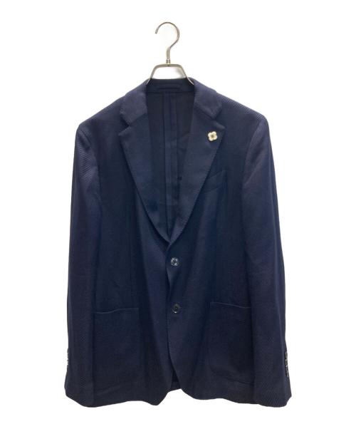 LARDINI（ラルディーニ）LARDINI (ラルディーニ) EASY WEAR パッカブル テーラードジャケット ネイビー サイズ:50の古着・服飾アイテム