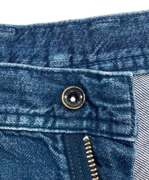 45rpm bakkurii（フォーティーファイブアールピーエム）45rpm Bakkurii (フォーティーファイブアールピーエム) ワイドデニム巻きパンツ インディゴ サイズ:SIZE 1の古着・服飾アイテム