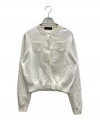 CABANキャバン）の古着「コットンカシミヤ クルーネックカーディガン」｜ベージュ