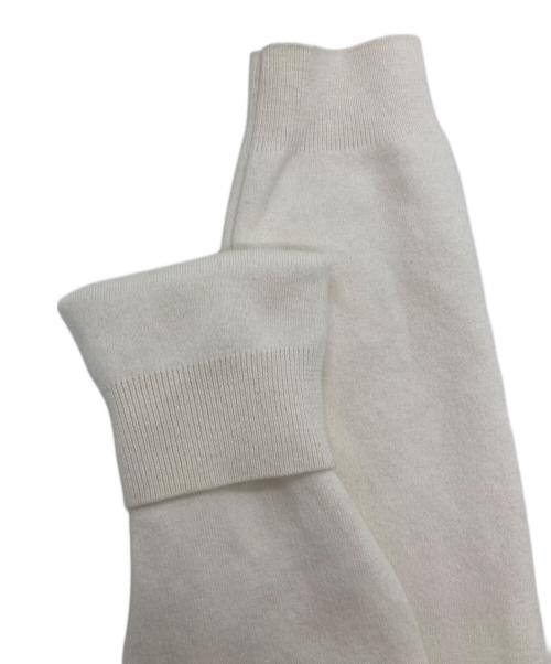 CABAN（キャバン）CABaN (キャバン) コットンカシミヤ クルーネックカーディガン ベージュ サイズ:SIZE Sの古着・服飾アイテム