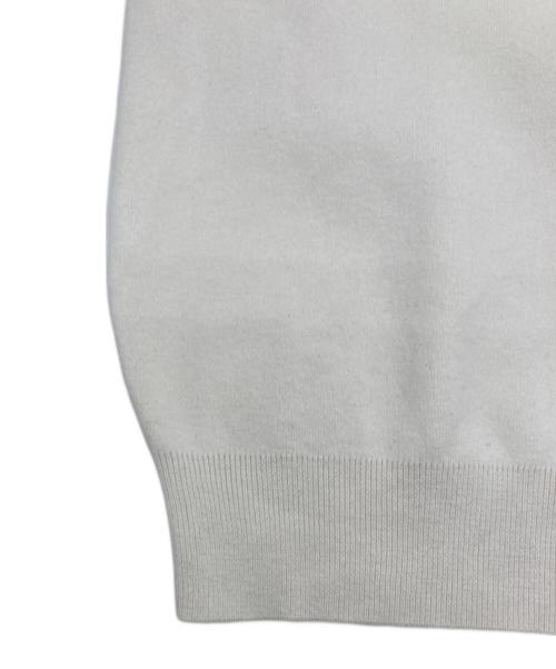 CABAN（キャバン）CABaN (キャバン) コットンカシミヤ クルーネックカーディガン ベージュ サイズ:SIZE Sの古着・服飾アイテム