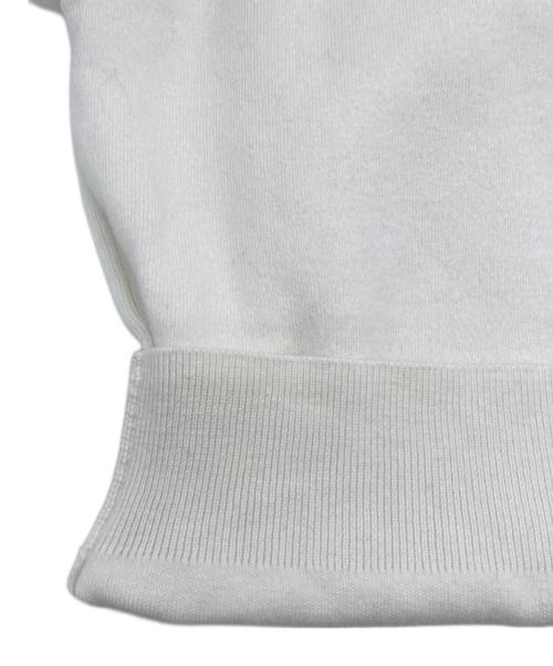 CABAN（キャバン）CABaN (キャバン) コットンカシミヤ クルーネックカーディガン ベージュ サイズ:SIZE Sの古着・服飾アイテム