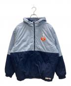 REEBOK×BlackEyePatchリーボック×ブラックアイパッチ）の古着「Classics BlackEyePatch Padded Jacket」｜ブルー