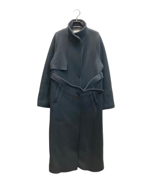 PUBLIC TOKYO（パブリックトウキョウ）PUBLIC TOKYO (パブリックトウキョウ) アシメオーバーヨークコート グレー サイズ:01の古着・服飾アイテム