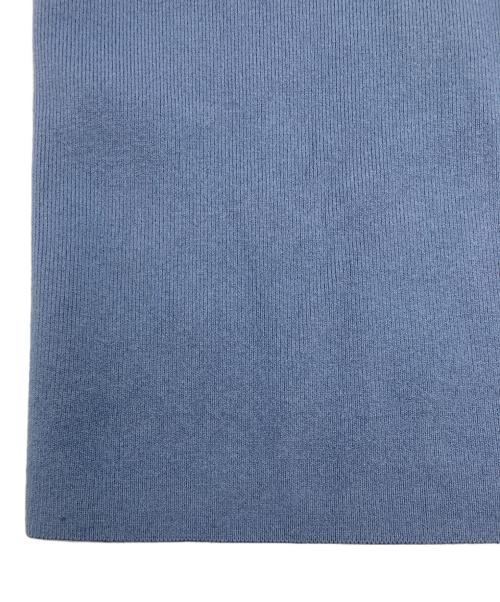 CELFORD（セルフォード）CELFORD (セルフォード) トレンチ風ニットタイトワンピース ブルー サイズ:36の古着・服飾アイテム