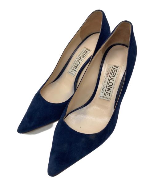 NEBULONIE（ネブローニ）NEBULONIE (ネブローニ) ハイヒールパンプス ネイビー サイズ:SIZE 36 1/2の古着・服飾アイテム
