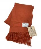 THE INOUE BROTHERSイノウエブラザーズ）の古着「ダスアルパカマフラー」｜オレンジ