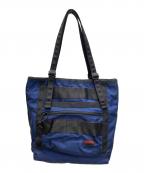 BRIEFINGブリーフィング）の古着「ショットバケット トートバッグ」｜ブラック×ブルー