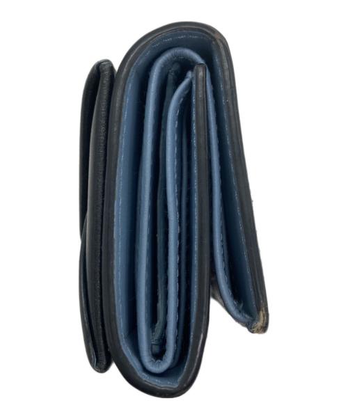 PRADA（プラダ）PRADA (プラダ) 3つ折り財布 ブラックの古着・服飾アイテム