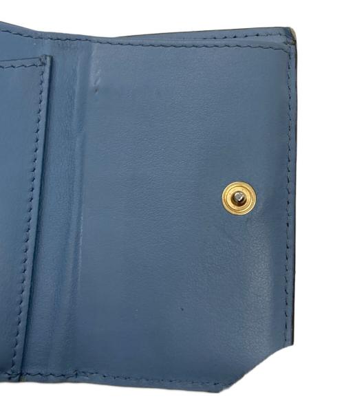 PRADA（プラダ）PRADA (プラダ) 3つ折り財布 ブラックの古着・服飾アイテム