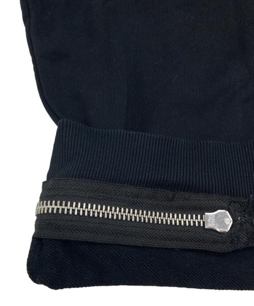 DIESEL（ディーゼル）DIESEL (ディーゼル) ジップデザインクルーネックスウェット ブラック サイズ:XSの古着・服飾アイテム