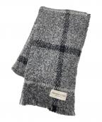 JOHNSTONS OF ELGINジョンストンズオブエルガン）の古着「チェックストール」｜グレー