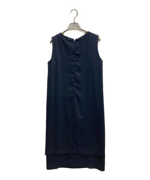 CLANE（クラネ）CLANE (クラネ) ノースリーブワンピース ネイビー サイズ:36の古着・服飾アイテム