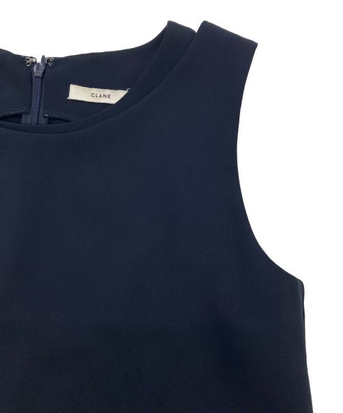 CLANE（クラネ）CLANE (クラネ) ノースリーブワンピース ネイビー サイズ:36の古着・服飾アイテム