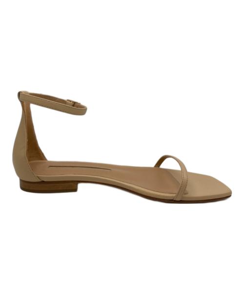 Brenta（ブレンタ）BRENTA (ブレンタ) FRAMeWORK (フレームワーク) 別注ストラップフラットサンダル ベージュ サイズ:35 1/2の古着・服飾アイテム