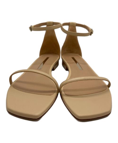 Brenta（ブレンタ）BRENTA (ブレンタ) FRAMeWORK (フレームワーク) 別注ストラップフラットサンダル ベージュ サイズ:35 1/2の古着・服飾アイテム