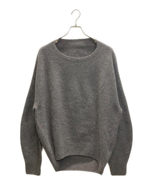 Spick and Span（スピック＆スパン）Spick and Span (スピック＆スパン) ニュアンスコクーンシルエットニット グレー サイズ:Free 未使用品の古着・服飾アイテム