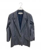 Christian Diorクリスチャン ディオール）の古着「1B ストライプジャケット」｜ネイビー×ホワイト