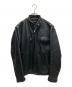 Schott（ショット）の古着「ボアライナー付 シングルライダースジャケット」｜ブラック
