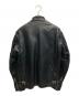 Schott (ショット) ボアライナー付 シングルライダースジャケット ブラック サイズ:SIZE 38：20000円