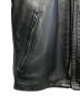 中古・古着 Schott (ショット) ボアライナー付 シングルライダースジャケット ブラック サイズ:SIZE 38：20000円
