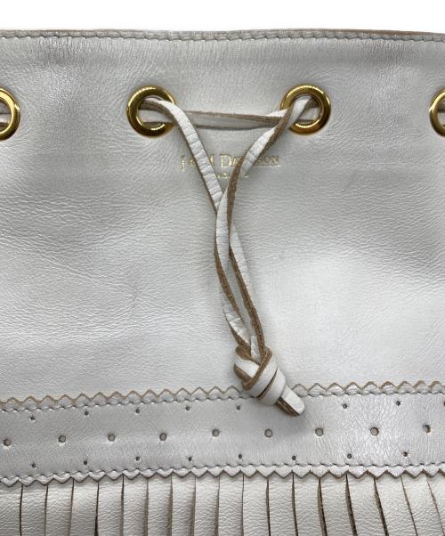 J&M DAVIDSON（ジェイ＆エム デヴィッドソン）J&M DAVIDSON (ジェイ＆エム デヴィッドソン) フリンジカーニバルバッグ ベージュの古着・服飾アイテム