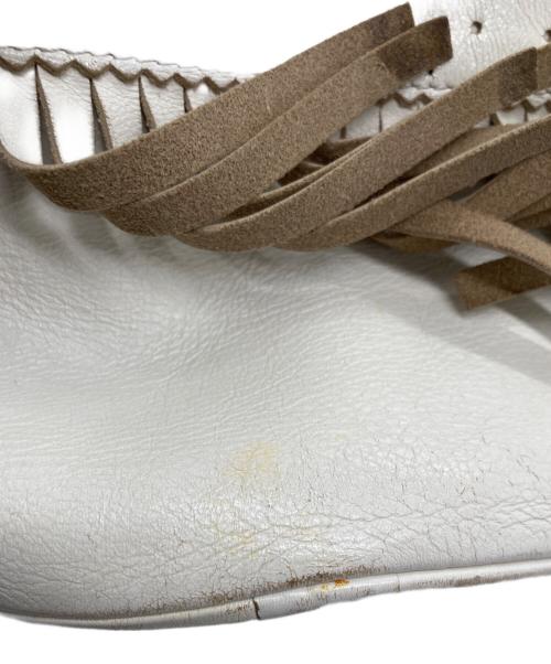 J&M DAVIDSON（ジェイ＆エム デヴィッドソン）J&M DAVIDSON (ジェイ＆エム デヴィッドソン) フリンジカーニバルバッグ ベージュの古着・服飾アイテム