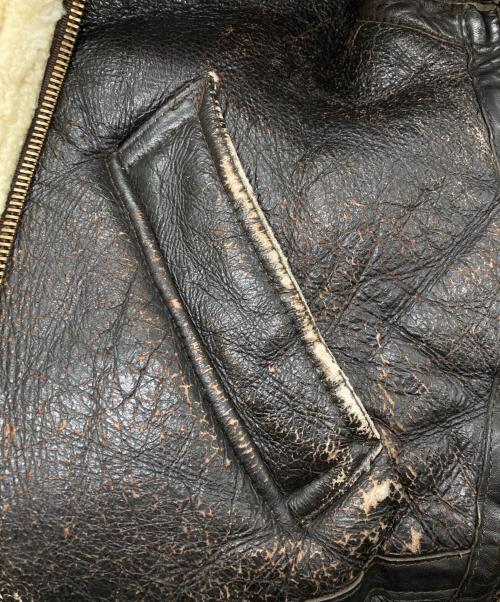 Serge Hervet（セルジュ エルヴェ）Serge Hervet (セルジュ エルヴェ) B-3 フライトジャケット ブラウン サイズ:SIZE Mの古着・服飾アイテム