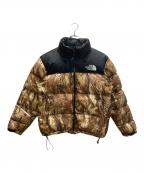 THE NORTH FACEザ ノース フェイス）の古着「ノベルティーヌプシジャケット」｜ブラウン×ブラック