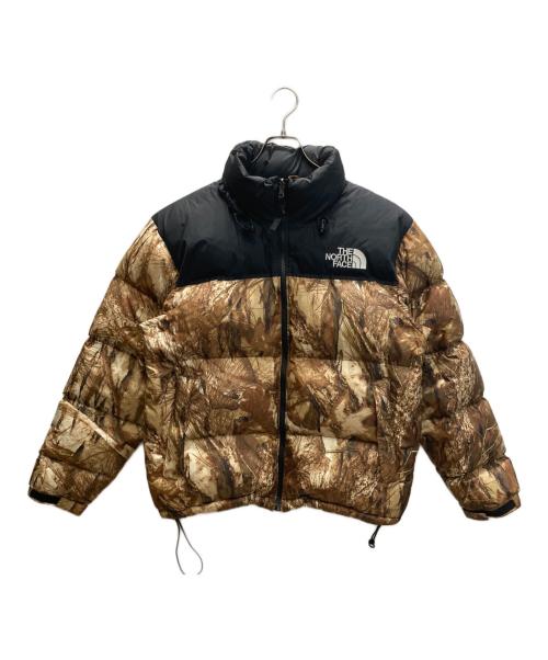 THE NORTH FACE（ザ ノース フェイス）THE NORTH FACE (ザ ノース フェイス) ノベルティーヌプシジャケット ブラウン×ブラック サイズ:SIZE Mの古着・服飾アイテム