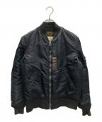 BUZZ RICKSON'Sバズリクソンズ）の古着「BLACK MA-1 SLENDER」｜ブラック