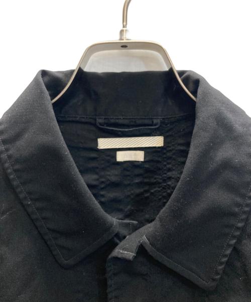 BLURHMS（ブラームス）blurhms (ブラームス) Wool Voile Gusset PKT Shirt/ウール・ヴォイル・ガセット・ポケット・シャツ ブラック サイズ:3の古着・服飾アイテム