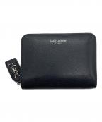 Saint Laurent Parisサンローランパリ）の古着「2つ折り財布」｜ブラック
