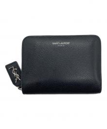 Saint Laurent Paris（サンローランパリ）の古着「2つ折り財布」｜ブラック