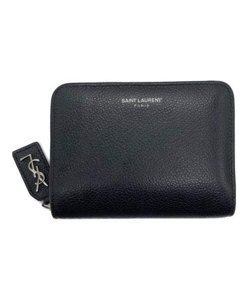 Saint Laurent Paris（サンローランパリ）Saint Laurent Paris (サンローランパリ) 2つ折り財布 ブラック サイズ:下記参照の古着・服飾アイテム