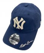 New Era×RALPH LAURENニューエラ×ラルフローレン）の古着「キャップ」｜ネイビー