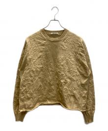 AURALEE（オーラリー）の古着「WRINKLED DRY COTTON KNIT PO」｜ベージュ