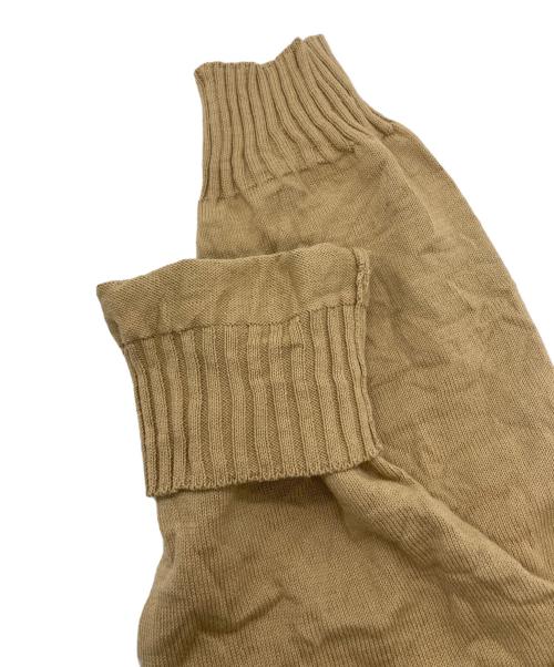 AURALEE（オーラリー）AURALEE (オーラリー) WRINKLED DRY COTTON KNIT PO ベージュ サイズ:3の古着・服飾アイテム