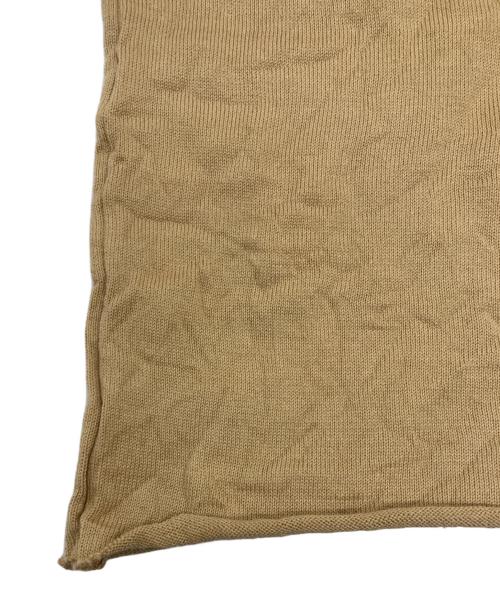 AURALEE（オーラリー）AURALEE (オーラリー) WRINKLED DRY COTTON KNIT PO ベージュ サイズ:3の古着・服飾アイテム